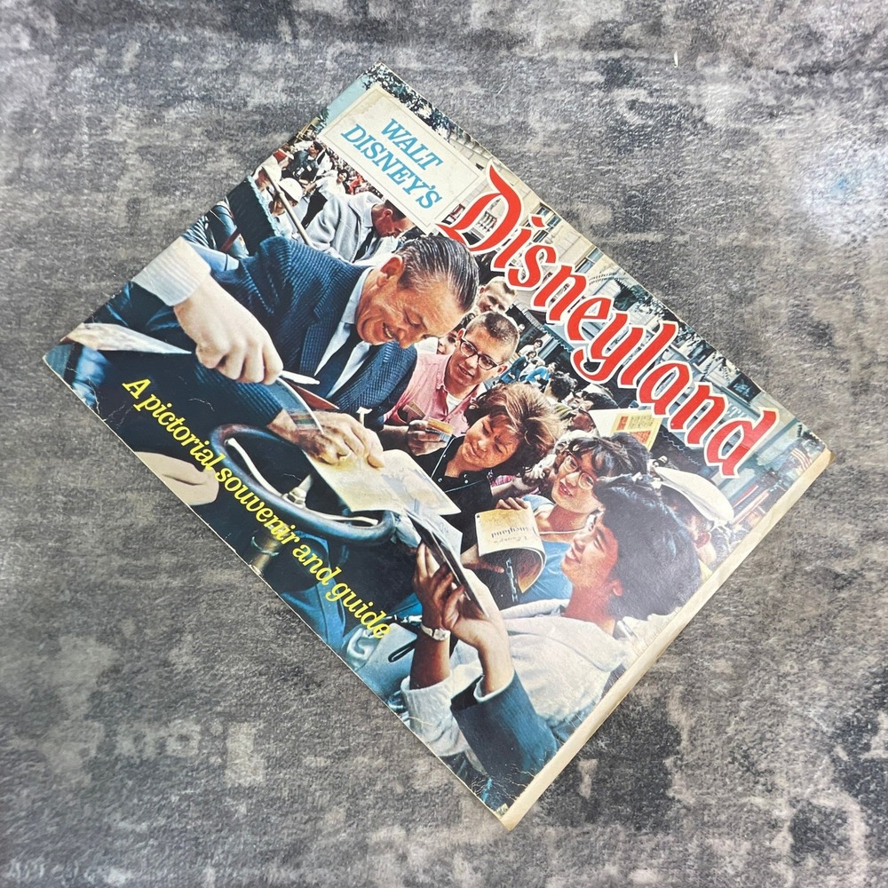 Walt Disney's Disneyland A Pictorial Souvenir and Guide Vintage Book